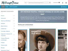 Tablet Screenshot of myvintagephotos.com